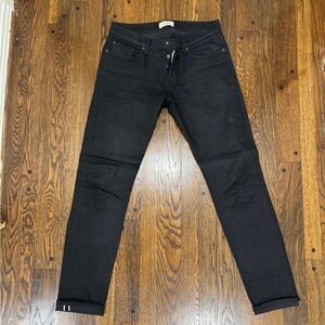 Baldwin 76 Men's Slim Black Jeans 32 selvedge